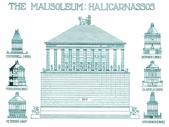 mausoleum at halicarnassus Architectural Design and Structure