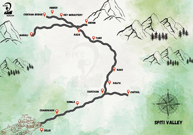 ১৫ বছরের লড়াই ও ১০০০ ফুটের গভীরতা: এশিয়ার সর্বোচ্চ চিচাম ব্রিজের নেপথ্যে থাকা অজানা ইতিহাস 4 Chicham Bridge map